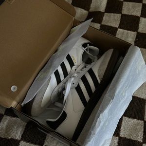 Adidas Women's Black and White Samba Sneakers